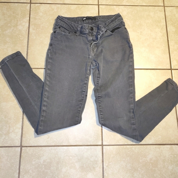 Sexy Grey Skinny Leggings Jeans Stretchy